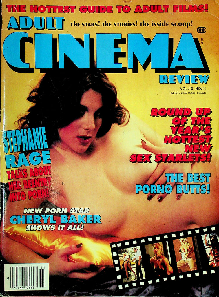 Adult Cinema Review Magazine Ft. Stephanie Rage & Cheryl Baker Vol.10 No.11 November 1992 022025RP