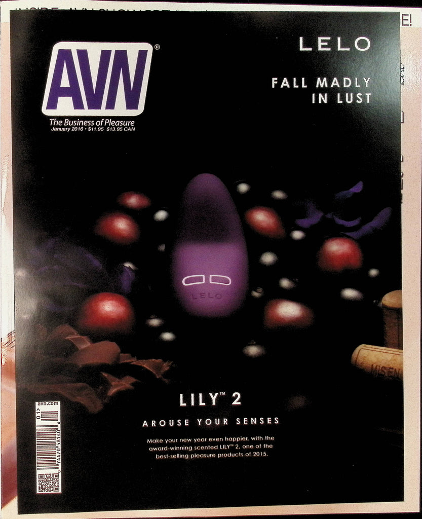 AVN Adult Video News Magazine January 2016 Angela White Katie Morgan Erik Everhard 102025AMP