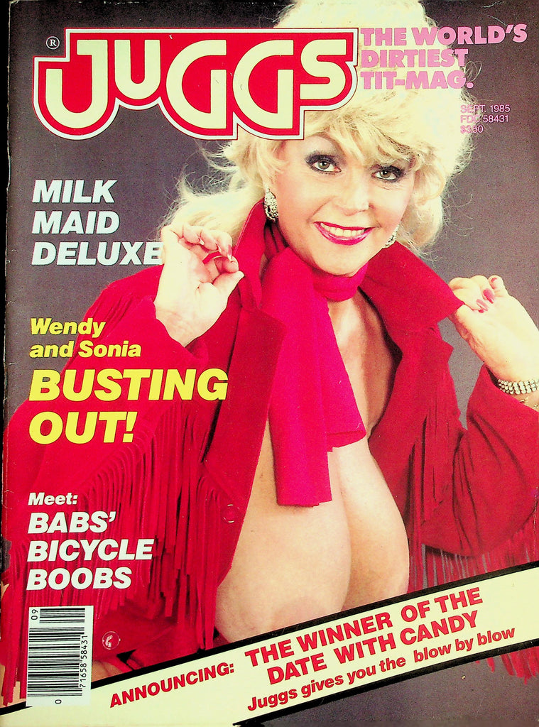 Juggs Busty Magazine  Candy Samples, Mary Waters, Wendy and Sonia Busting Out!  September 1985   070826lmp-GSC