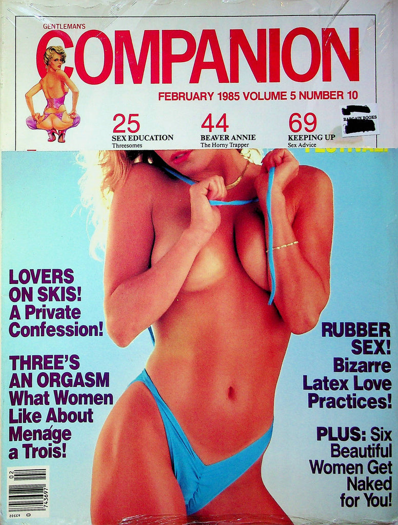 Gentleman's Companion Magazine Lovers On Skis & Latex Love February 1985 062023RP2