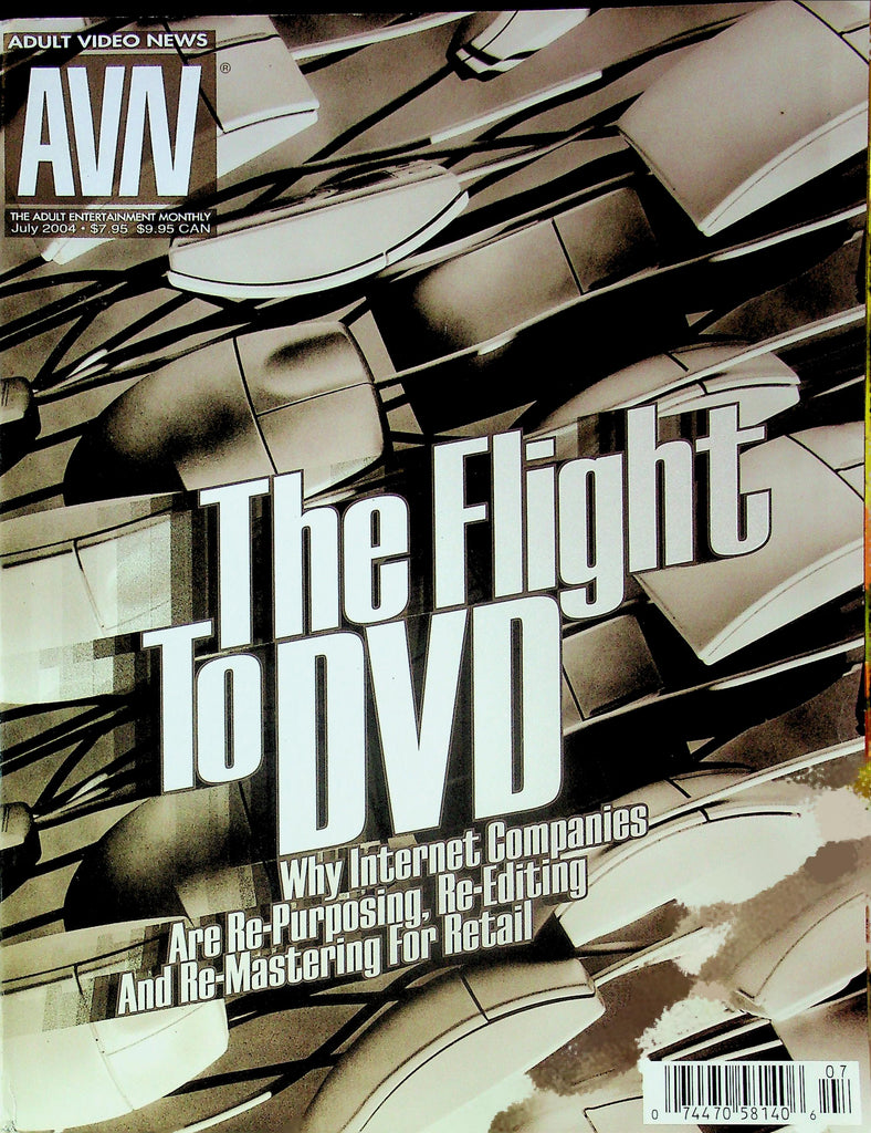 Adult Video News Magazine The Flight To DVD July 2004 051925RP