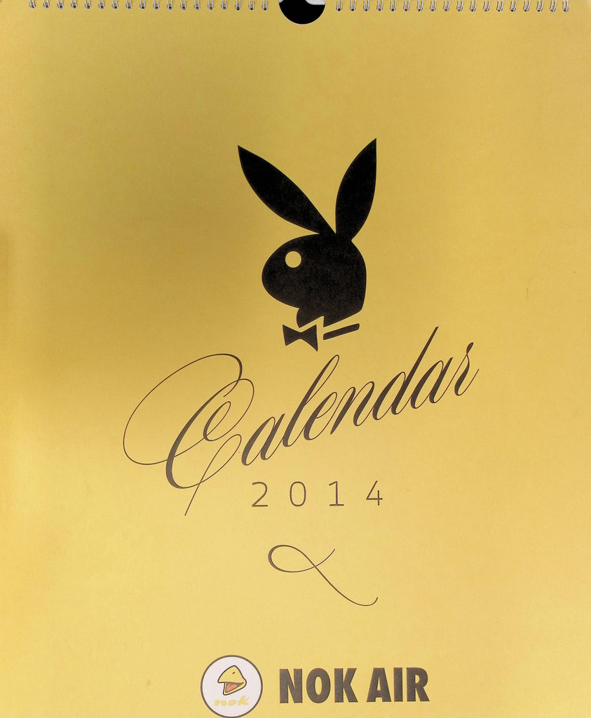 Playboy Thailand Nok Air 2014 Calendar 15x21" Spiral Wall Calendar