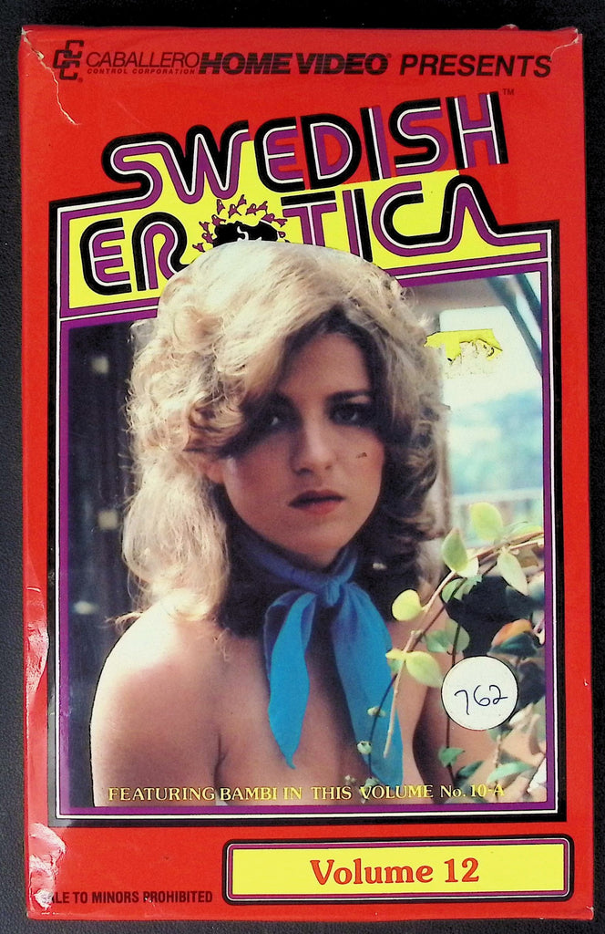 Swedish Erotica Volume 12 with John Holmes Adult VHS 1985 Caballero 051926AKVHS2