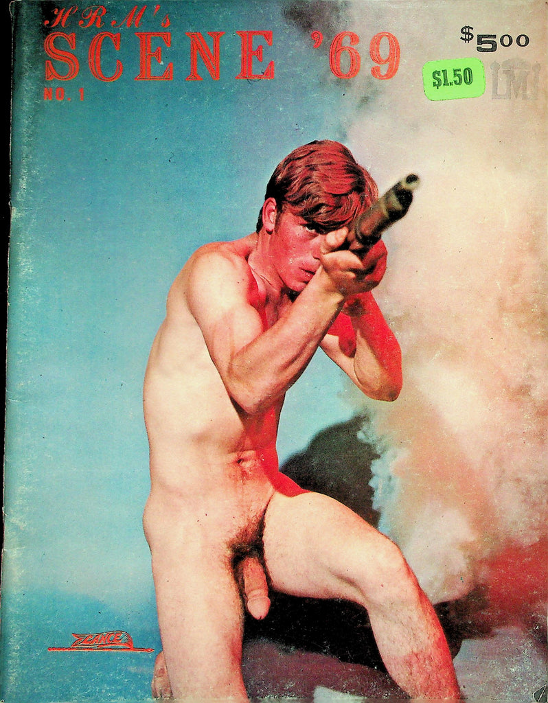 HRM's Scene '69 Men's Gay Interest Magazine  Nude Male Models  #1 1969    102226lmp-GSC