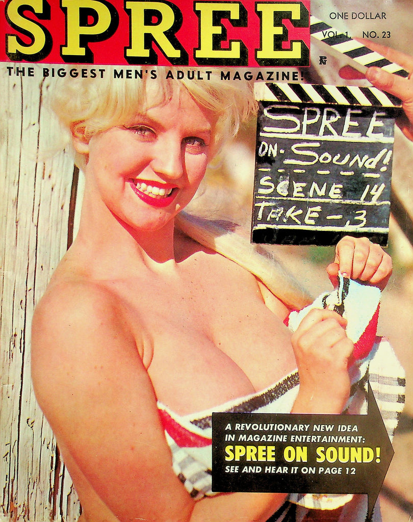 Spree Magazine   Spree On Sound / Centerfold Bambie Lee vol.1 #23  1960's  032726lmp