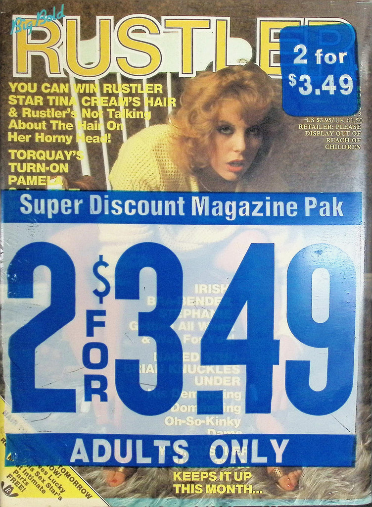 Lot of 2 Magazines: Rustler & White Heat #1  New/Sealed 1980s 091926LLP