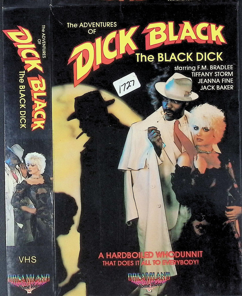 Adventures of Dick Black the Black Dick FM Bradlee Tiffany Storm Jeanna Fine Jack Baker Adult VHS Dreamland Home Video 032426AKVHS