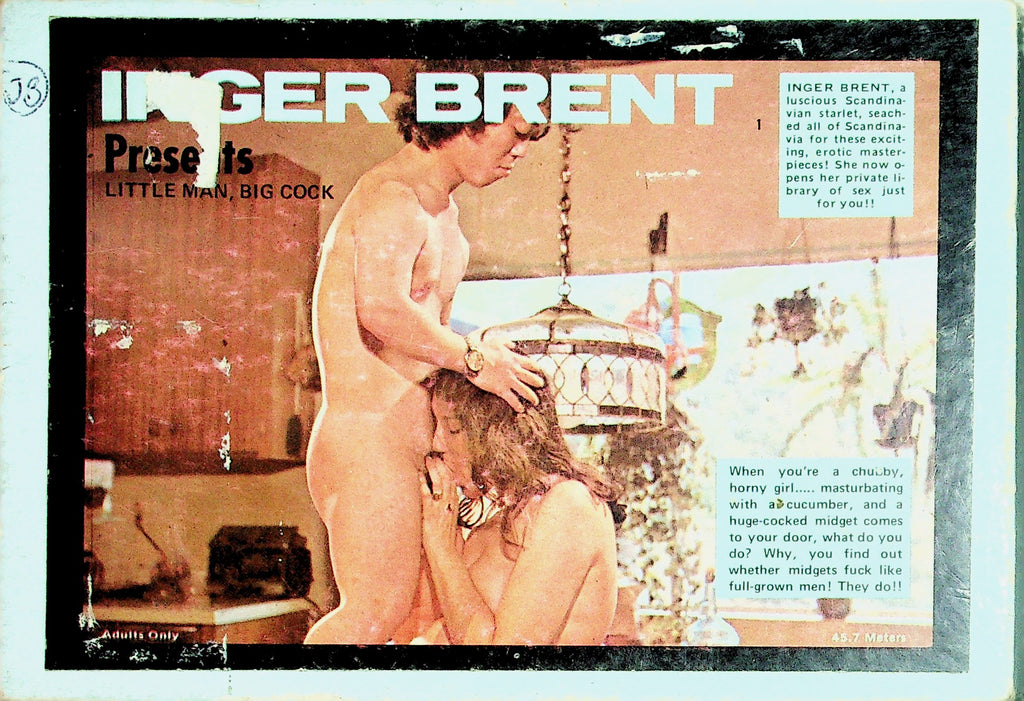 Inger Brent Presents Little Man, Big Cock 8mm Film Reel Vintage 071526NADVD-31