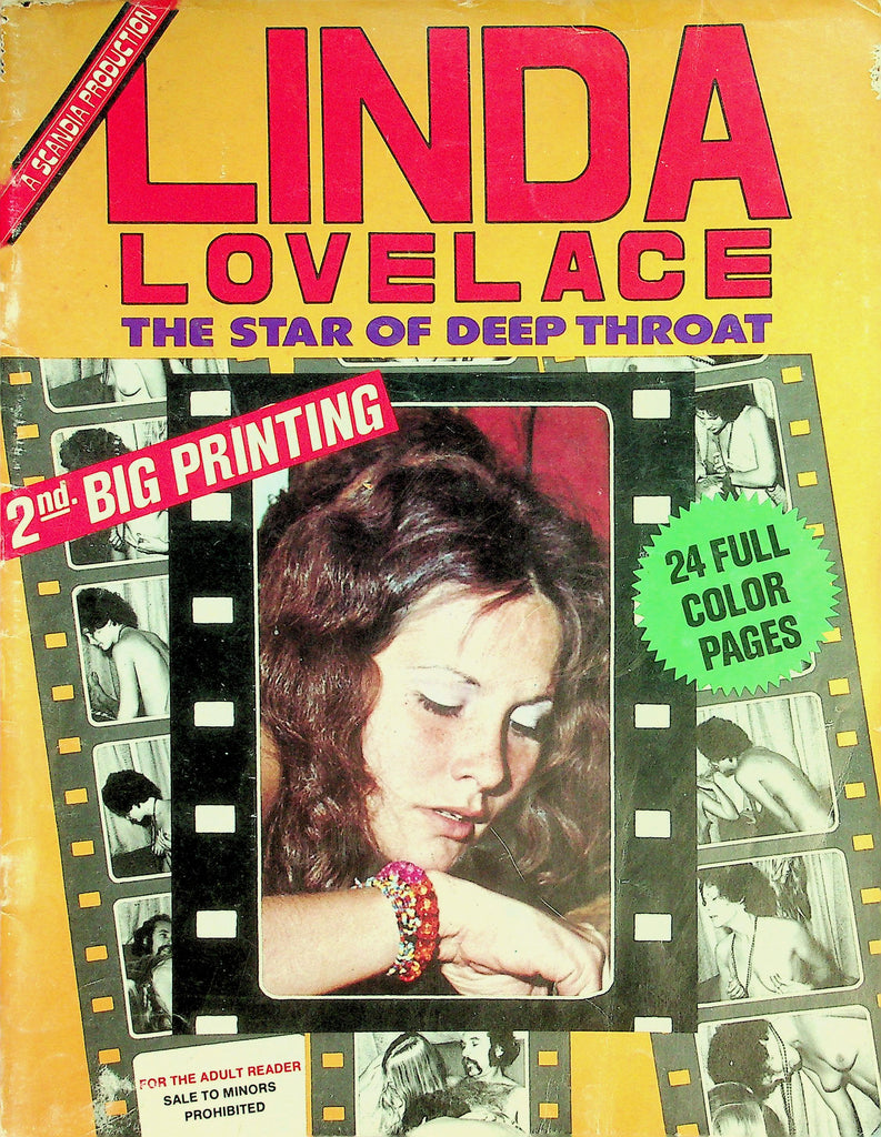Linda Lovelace The Star Of Deep Throat Magazine  2nd Big Printing   1973   012826lmp
