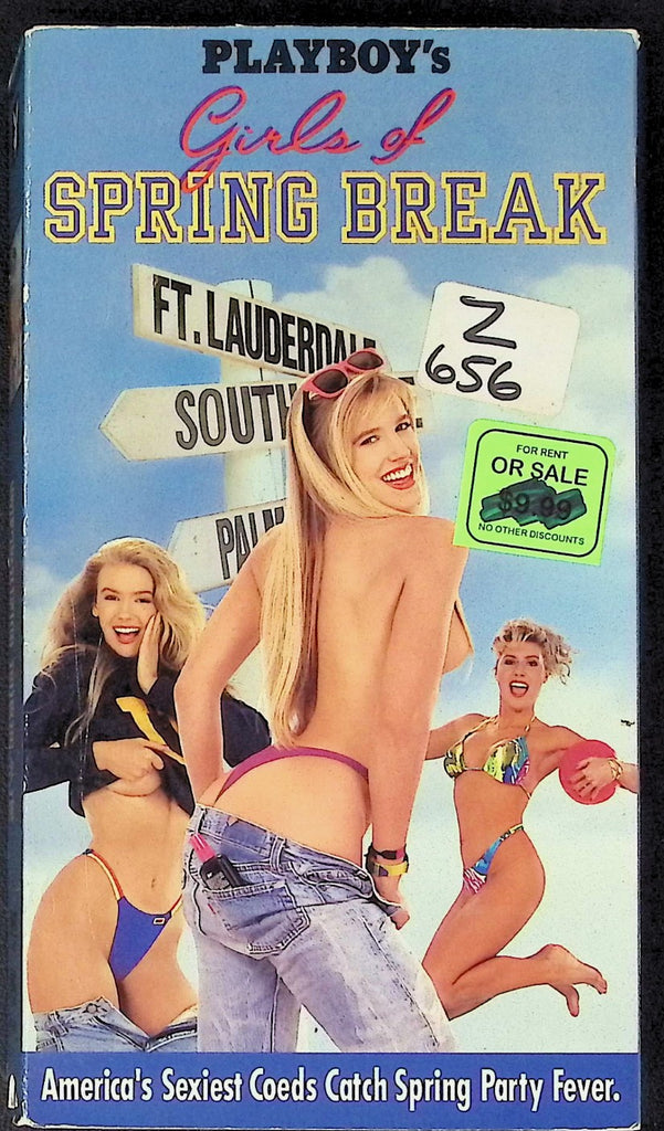 Playboy's Girls of Spring Break Adult VHS 1991 HBO Video Playboy Video 121025AKVHS2