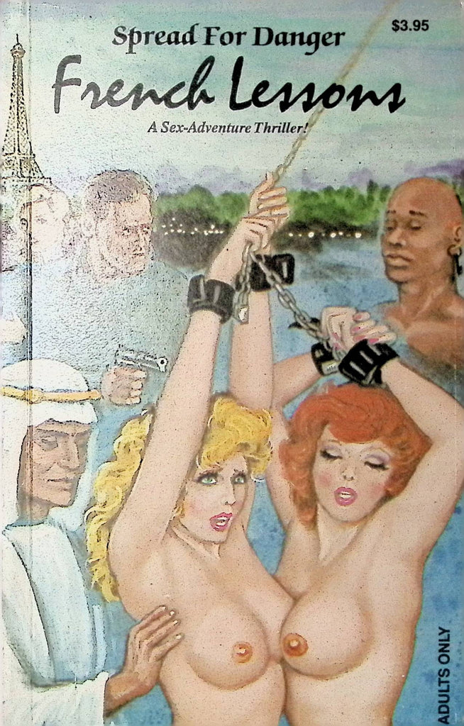 French Lessons A Sex Adventure Thriller Spread for Danger 1991 Star Adult Novel-042424AMP