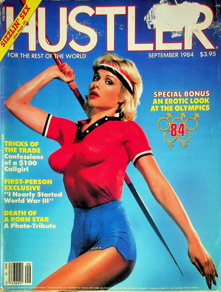 Hustler Magazine Erotic Look At Olympics September 1984 032924RP