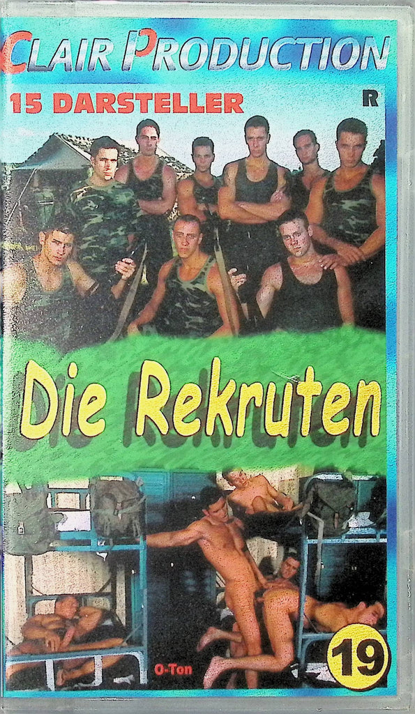 Die Rekruten Clair Production 15 Darsteller German Gay Male VHS 091724AMPVHS3
