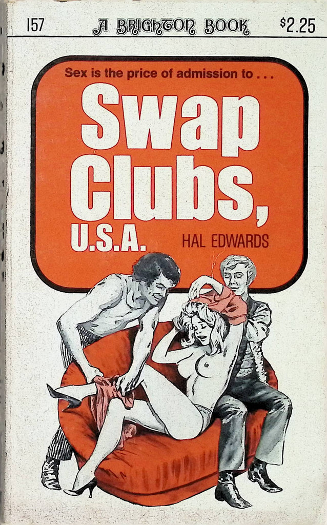 Swap Clubs USA by Hal Edwards 1970s 157 Brighton Book Adult Erotic Paperback Novel-060324AMP