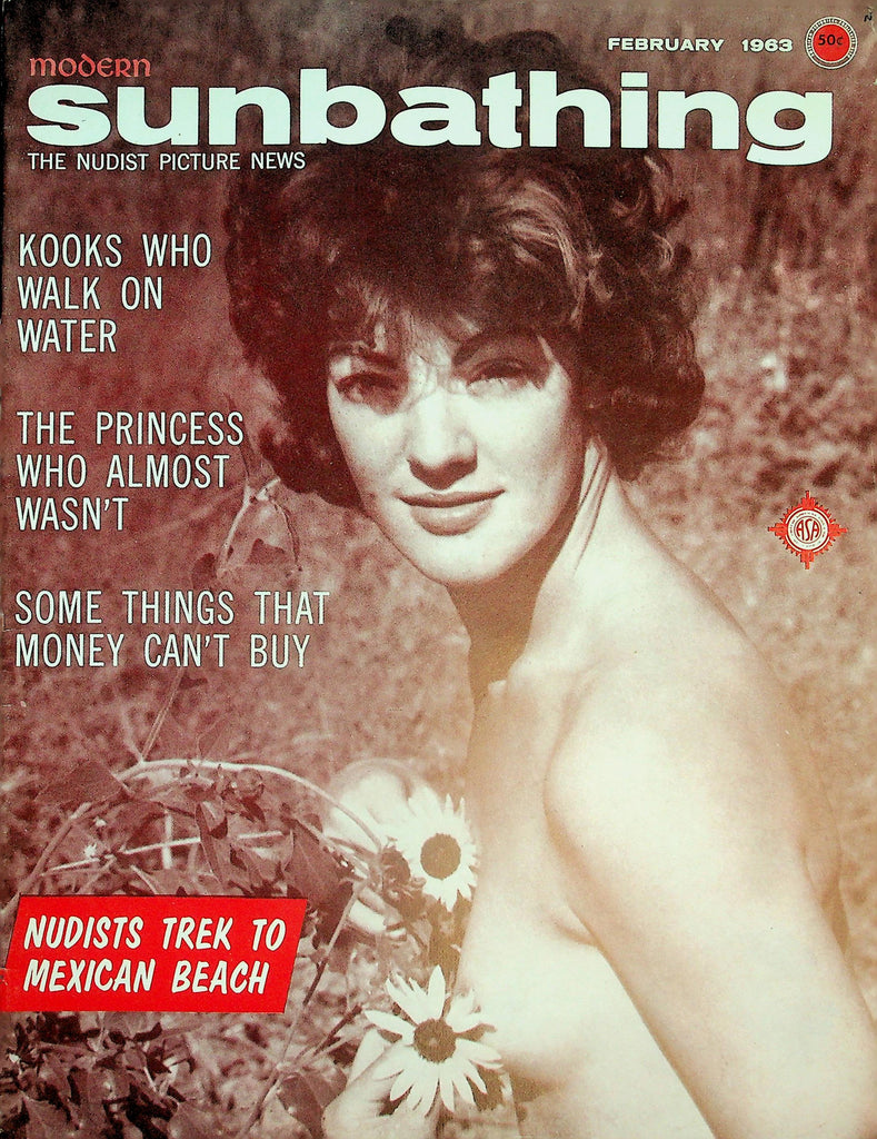 Modern Sunbathing Nudist Magazine  Nudists Trek To Mexican Beach  February 1963       051926lmp