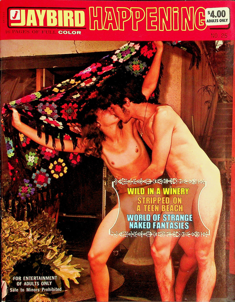 Jaybird Happening Nudist Magazine  Wild In Winery / World Of Strang Naked Fantasies  #25 1969    072926lmp-GSC