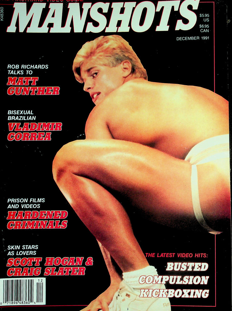 Manshots Gay Magazine   Cover Guy Steve Fox  December 1991  052526lmp-GSC