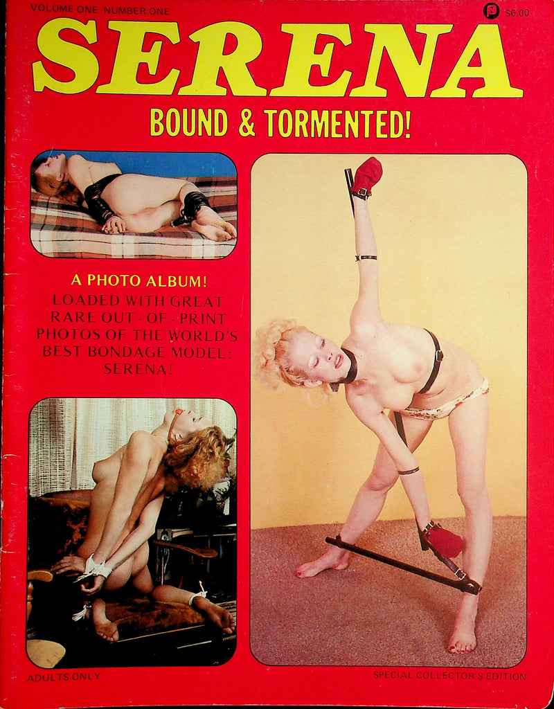 Serena Bound & Tormented Bondage Magazine  Rare Out Of Print Photos!  vol.1 #1 1982   050726lmp
