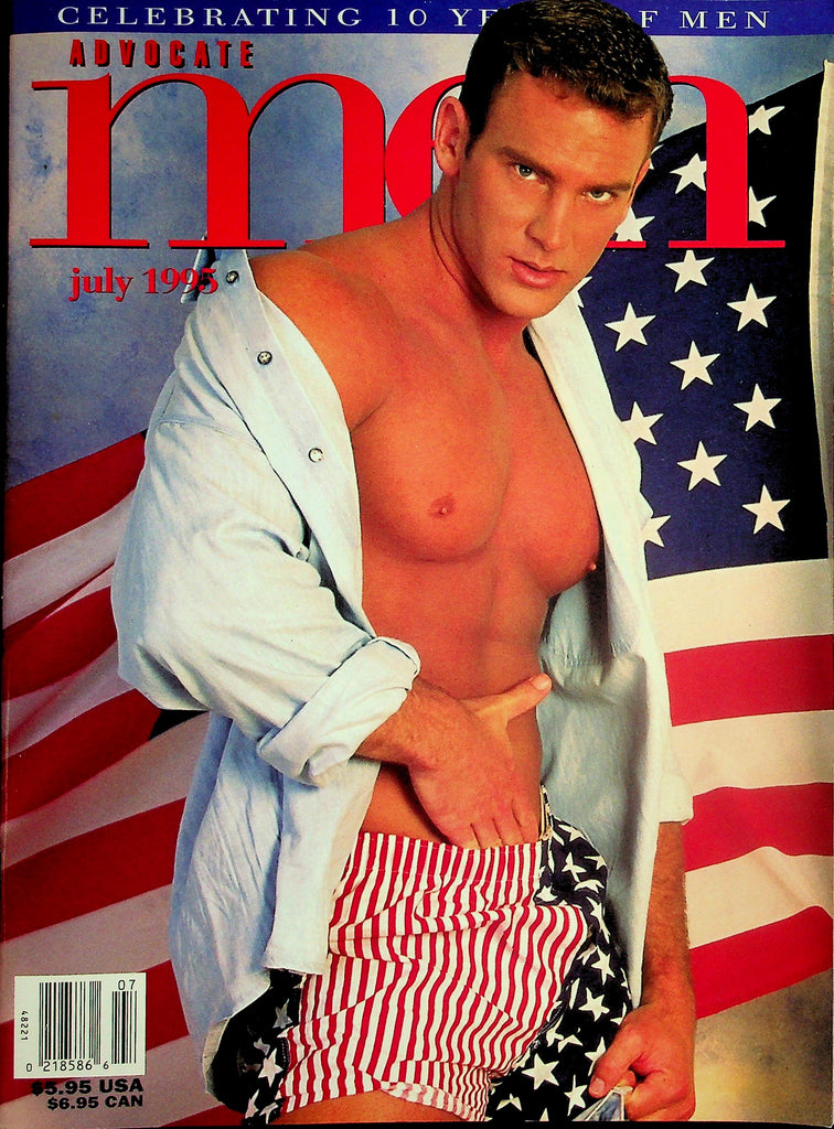 Advocate Men Gay Magazine   Celebrating 10 Years!  Cover Gay Ray Styles  July 1995   050426lmp
