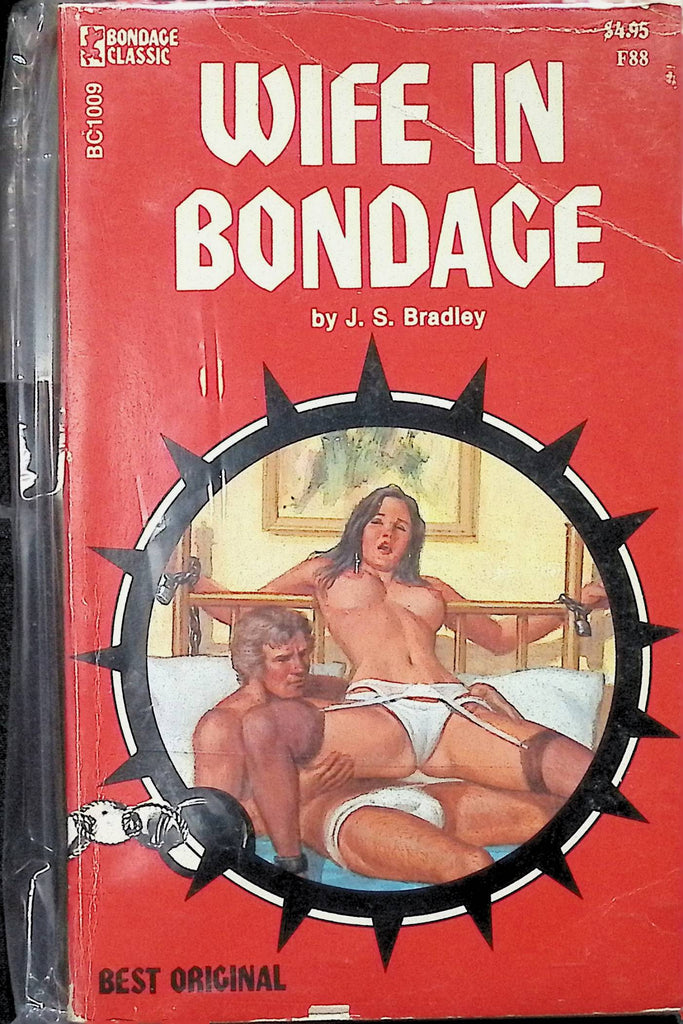 Wife in Bondage by JS Bradley BC1009 1970s Best Original Greenleaf Bondage Classic BDSM Bondage Fetish Adult Paperback Novel -111424AMP