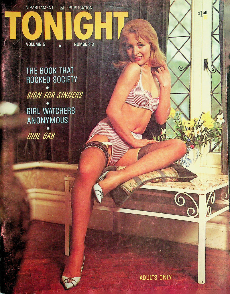 Tonight Vintage Magazine  Centerfold Gina  vol.5 #3  1966  Parliament  100826lmp-GSC