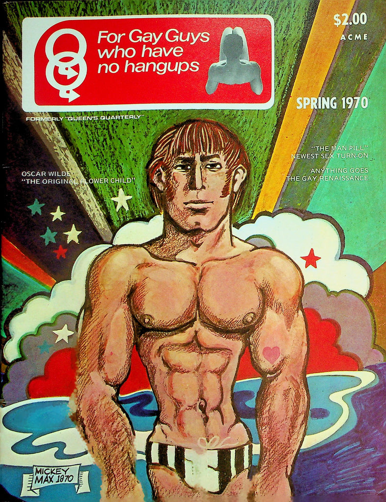 QQ Queens Quarterly For Gay Guys Who Have No Hangups Magazine  Anything Goes The Gay Renaissance  Spring 1970   102126lmp-GSC