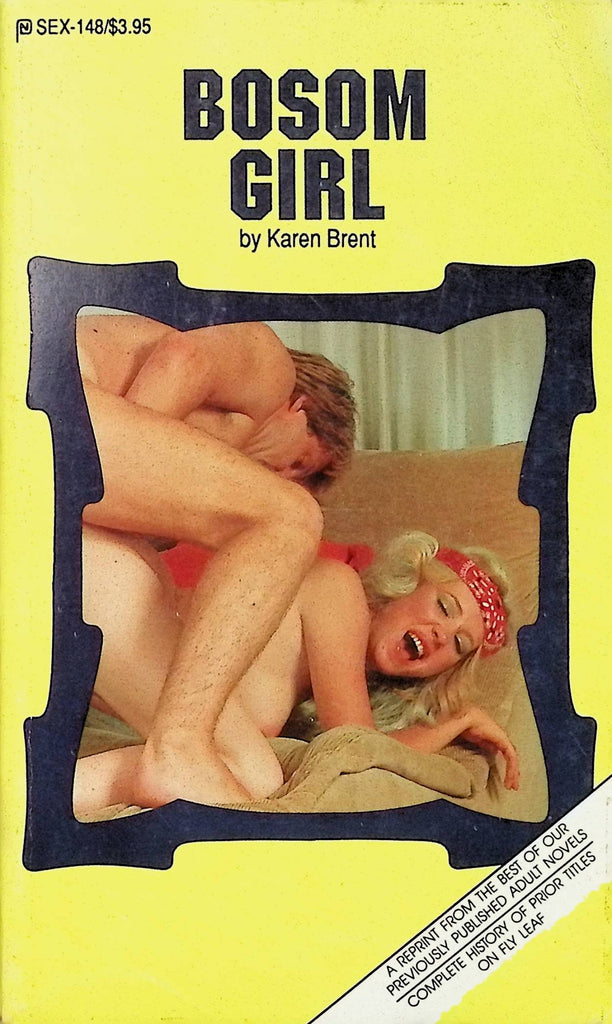 Bosom Girl by Karen Brent SEX-148 1991 Reprint Adult Novel-050724AMP