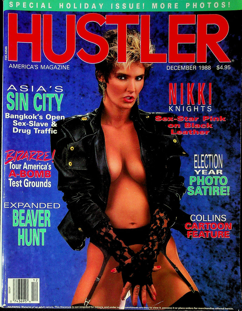 Hustler Magazine Ft. Nikki Knights & Charlene December 1988 050125RP