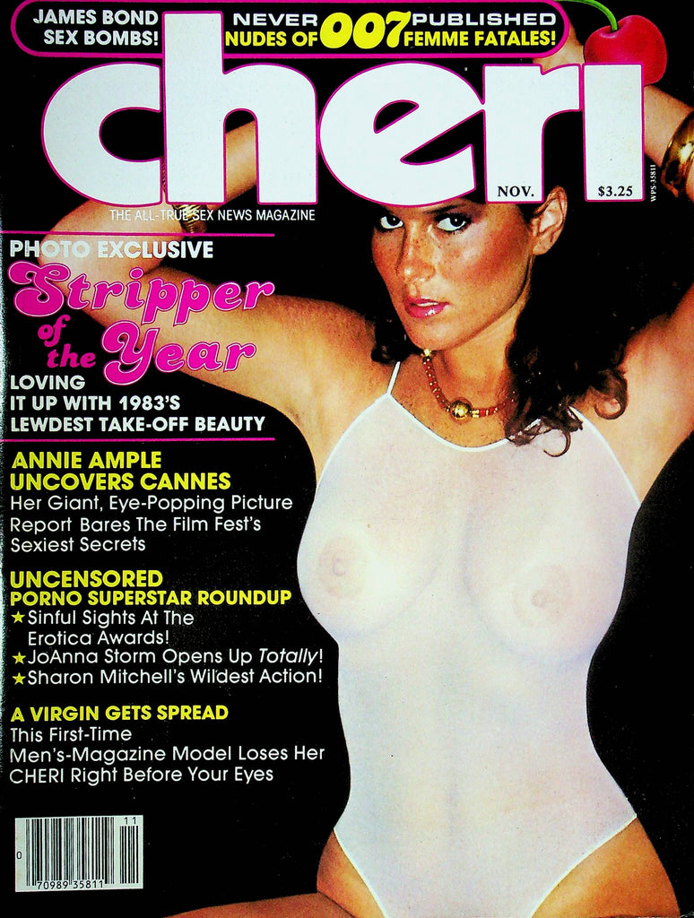 Cheri Magazine Stripper Of The Year & Annie Ample November 1983 120424RP