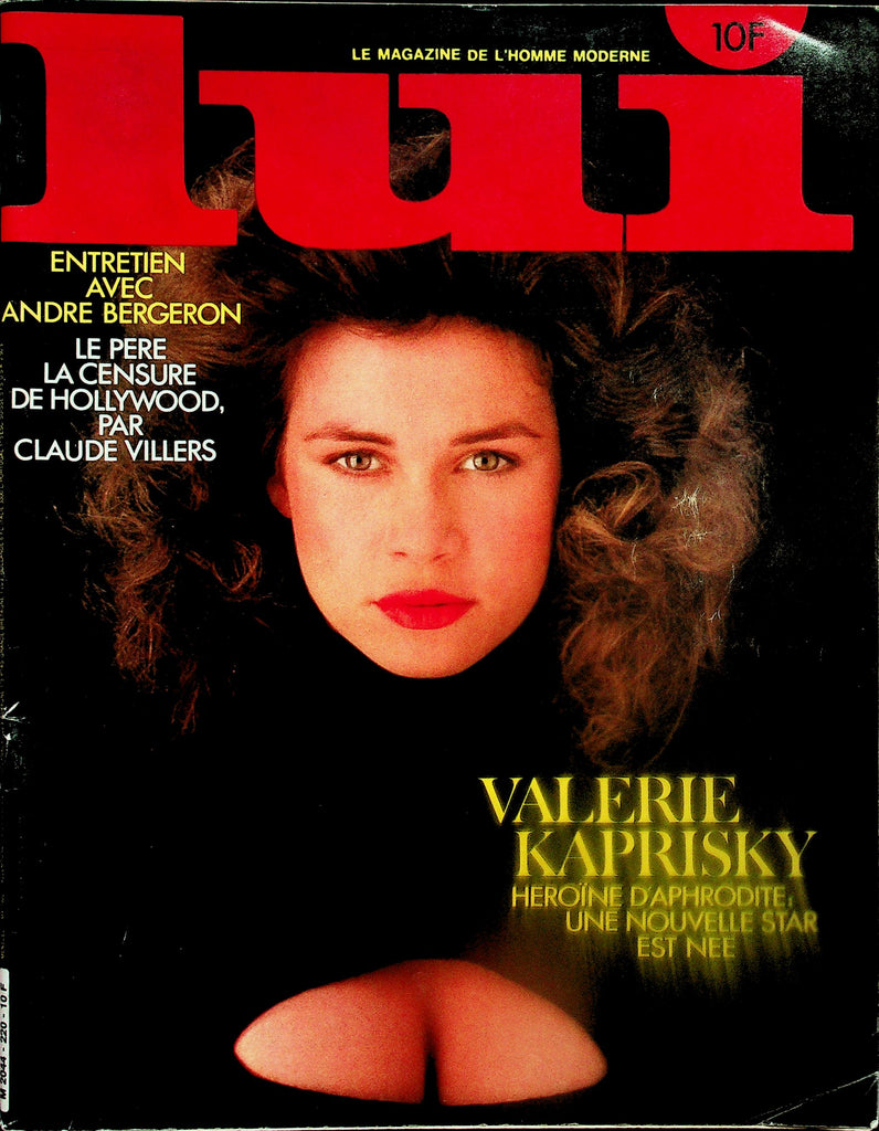 Lui French International Magazine  Valerie Kaprisky  #220   May 1982   111725lm-p