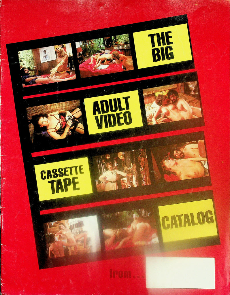 The Big Adult Video Cassette Tape Catalog  Nancy Suitor, Samantha Fox, Seka, John Holmes & More!  1980's   120325lmp