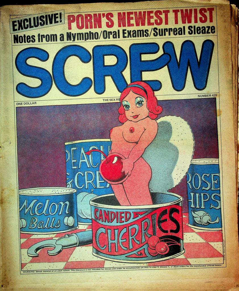 Screw Men's Newspaper Notes From A Nympho No.429 May 23 1977 061124OSRP