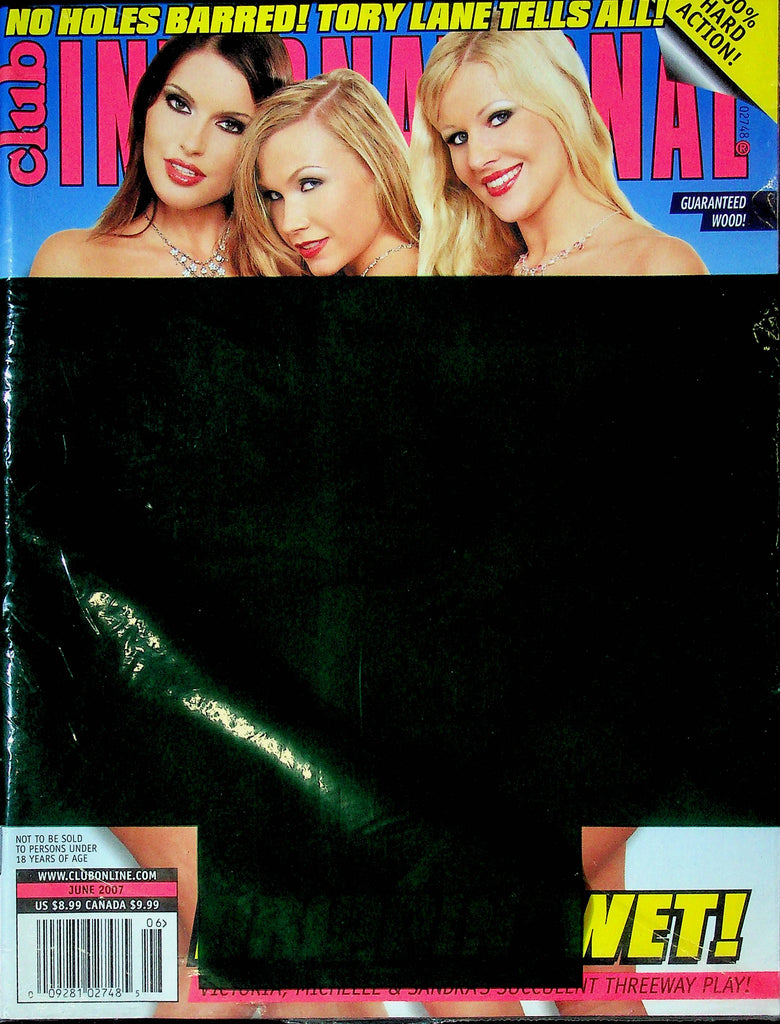 Club International Men's Magazine Victoria & Michelle June 2007 SEALED 062524RP