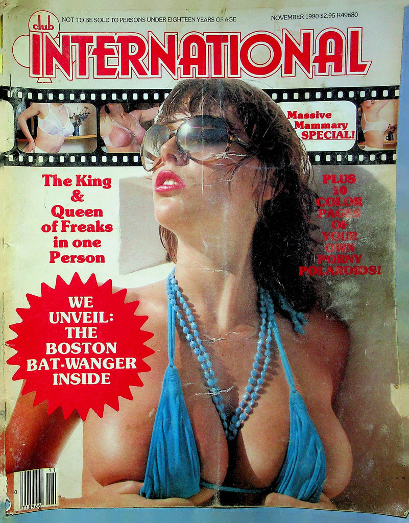 Club International Magazine King & Queen Of Freaks November 1980 062123RP3
