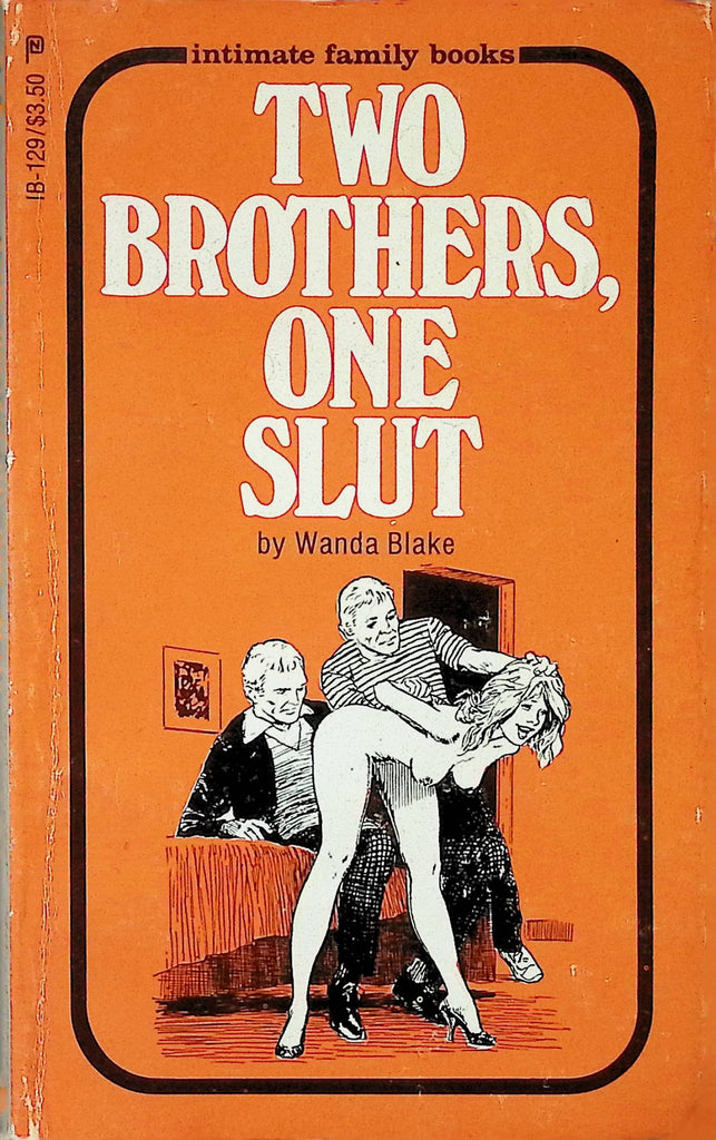 Two Brothers, One Slut by Wanda Blake IB-129 1981 Adult Paperback Novel-082724AMP