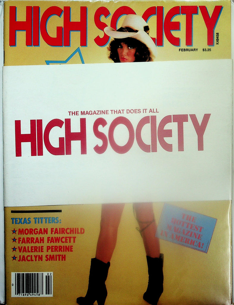 High Society Magazine  The Girls Of Texas!  February 1982   113025lmp