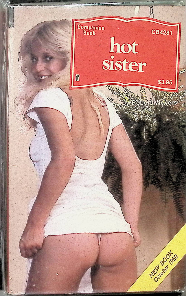 Hot Sister by Robert Vickers CB4281 October 1980 Companion Book Greenleaf Adult Paperback Novel-082924AMP