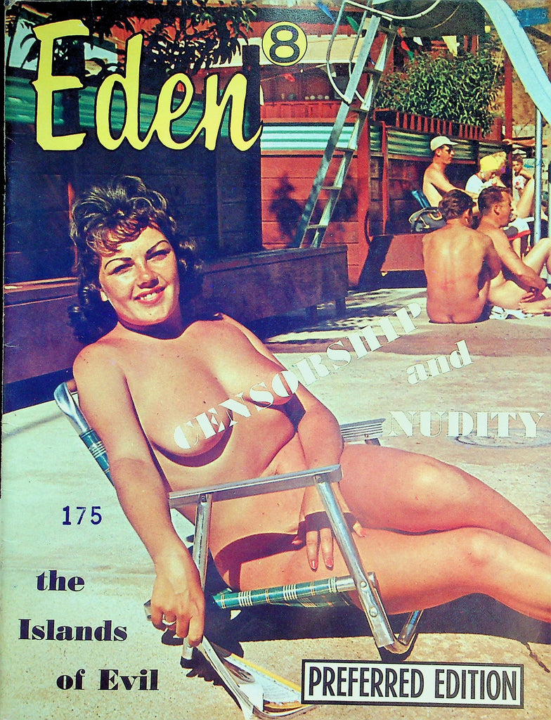 Eden Preferred Edition Nudist Magazine  Covergirl Connie / The Islands Of Evil  #8 1961    071026lmp-GSC