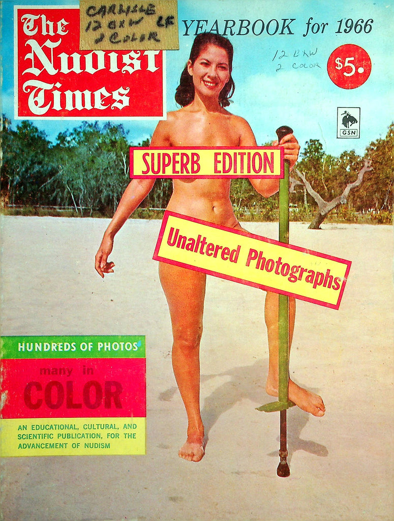 The Nudist Times Magazine  Yearbook For 1966  My First Look At Life - Superb Edition Unaltered Photos! 100's of Pages!    063026lmp-GSC