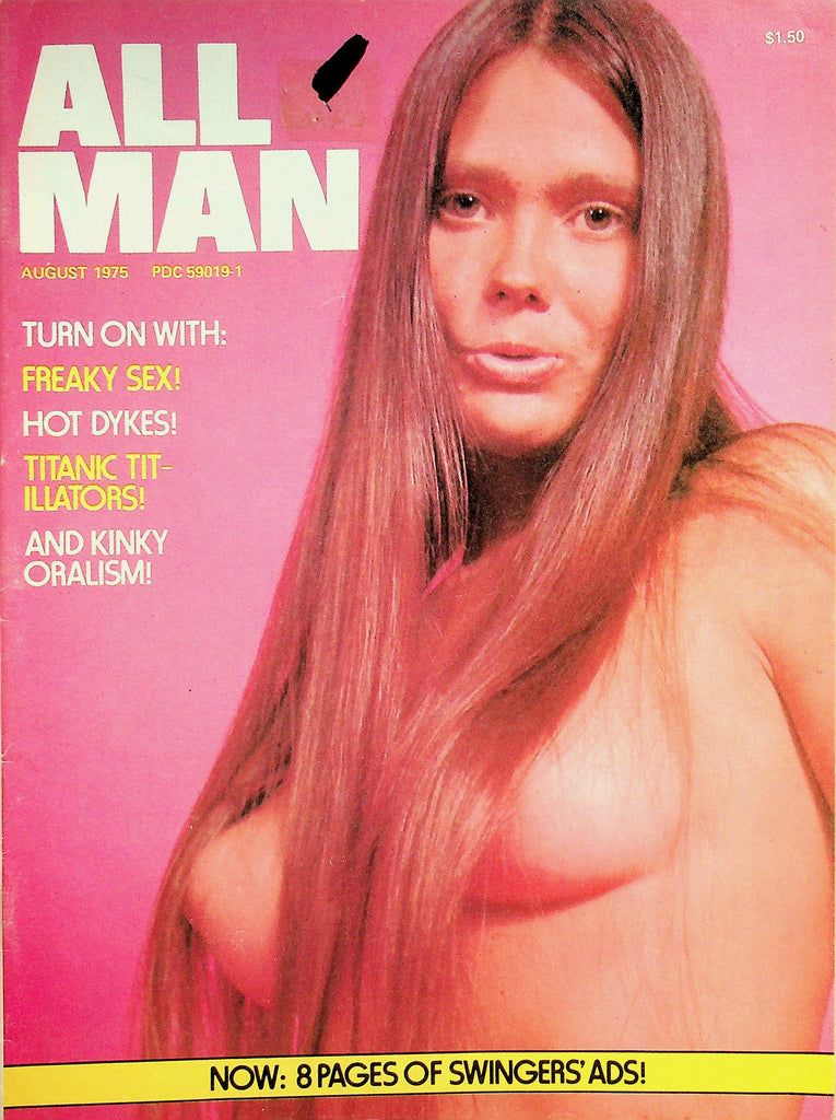 All Man Magazine   Centerfold Girl Judy / Kinky Oralism, Freaky Sex!   August 1975    042826lmp2
