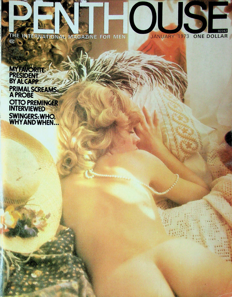 Penthouse Magazine Ft. Al Capp & Otto Preminger January 1973 083025RP-