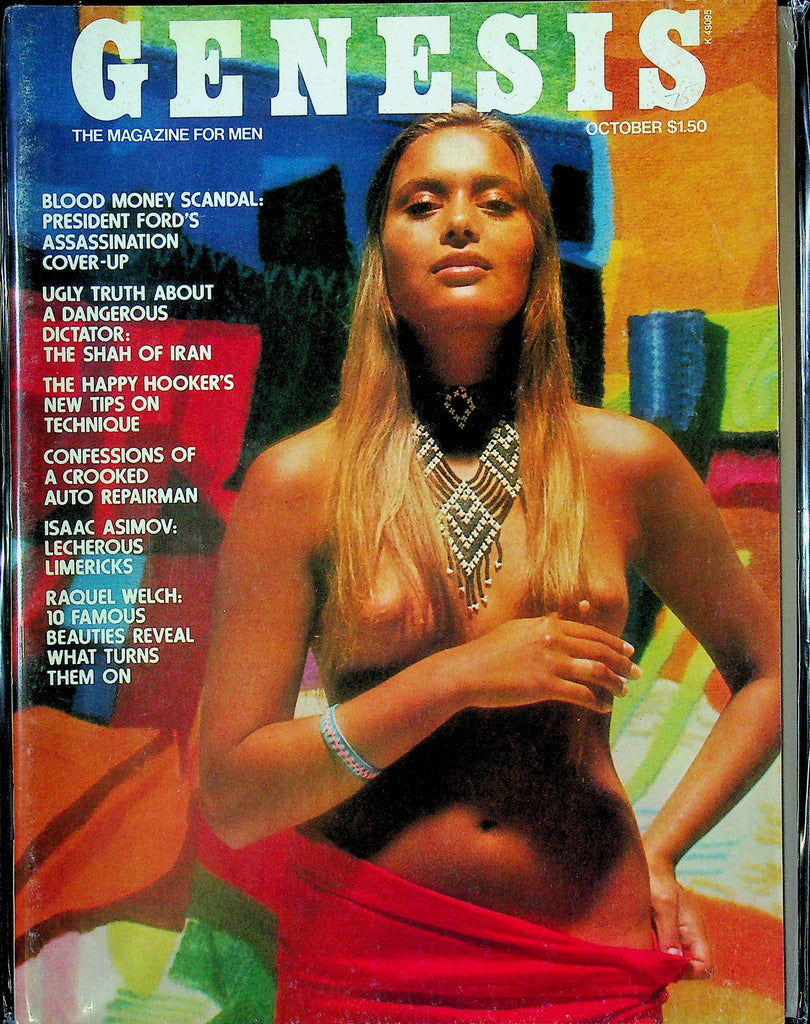 Genesis Men's Magazine Isaac Asimov & Raquel Welch October 1975 070524RP