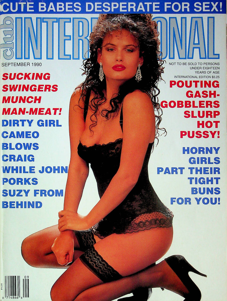 Club International Magazine Swingers & Letters To Andrea September 1990 030124RP