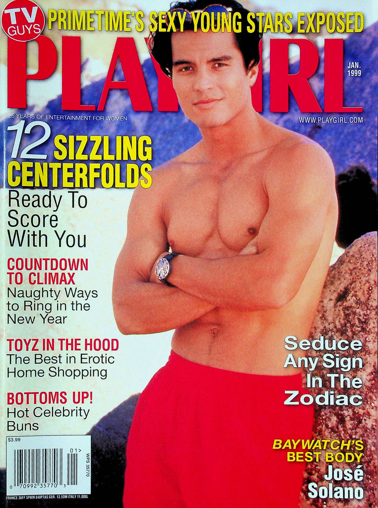 Playgirl Gay Magazine Countdown To Climax Ft. Jose Solano January 1999 061424RP