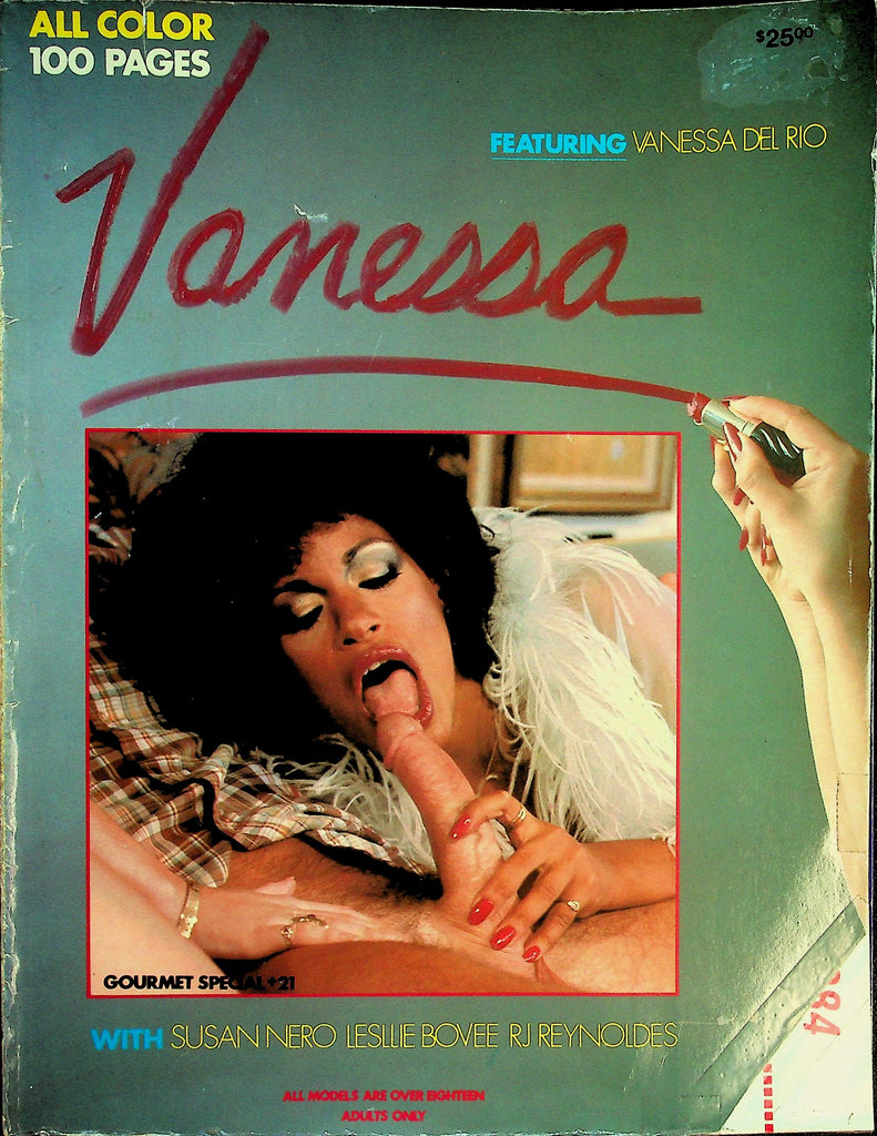 Vanessa Magazine    Vanessa Del Rio, Susan Nero, Lesllie Bovee  1980's  #21  Gourmet Edition   081726lmp-GSC