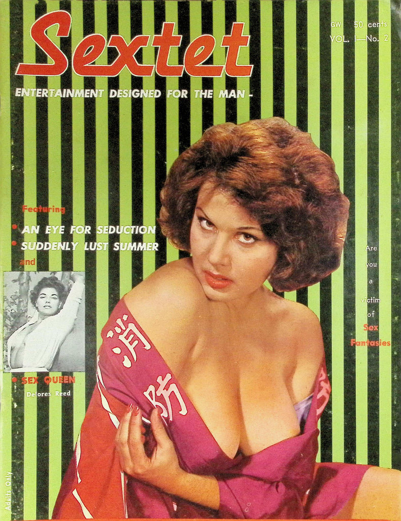 Sextet Magazine Vol 1 #2 Delores Reed on Cover 1950s  091426LLP2