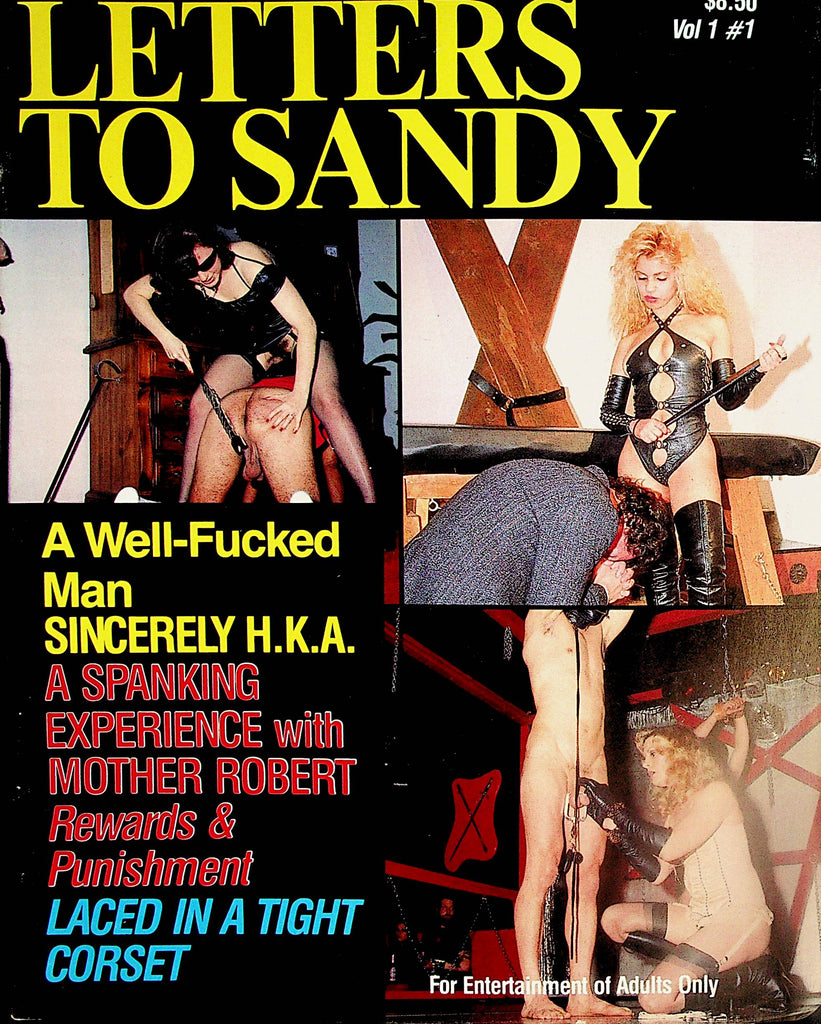 Letters To Sandy Fetish Magazine  A Well-Fucked Man Sincerly H.K.A.  vol.1 #1 1990  Esoteric Press    011624lm-p2