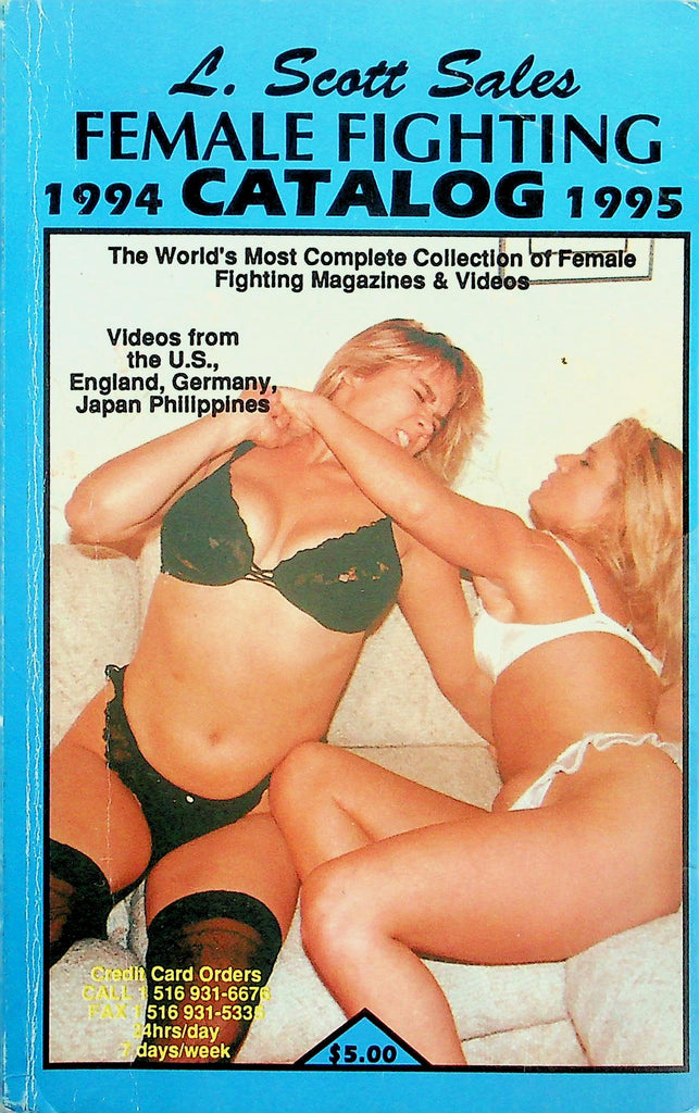 L. Scott Sales 1994-1995 Catalog  Largest Collection Of Female Fighting Mags & Videos    010226lmp