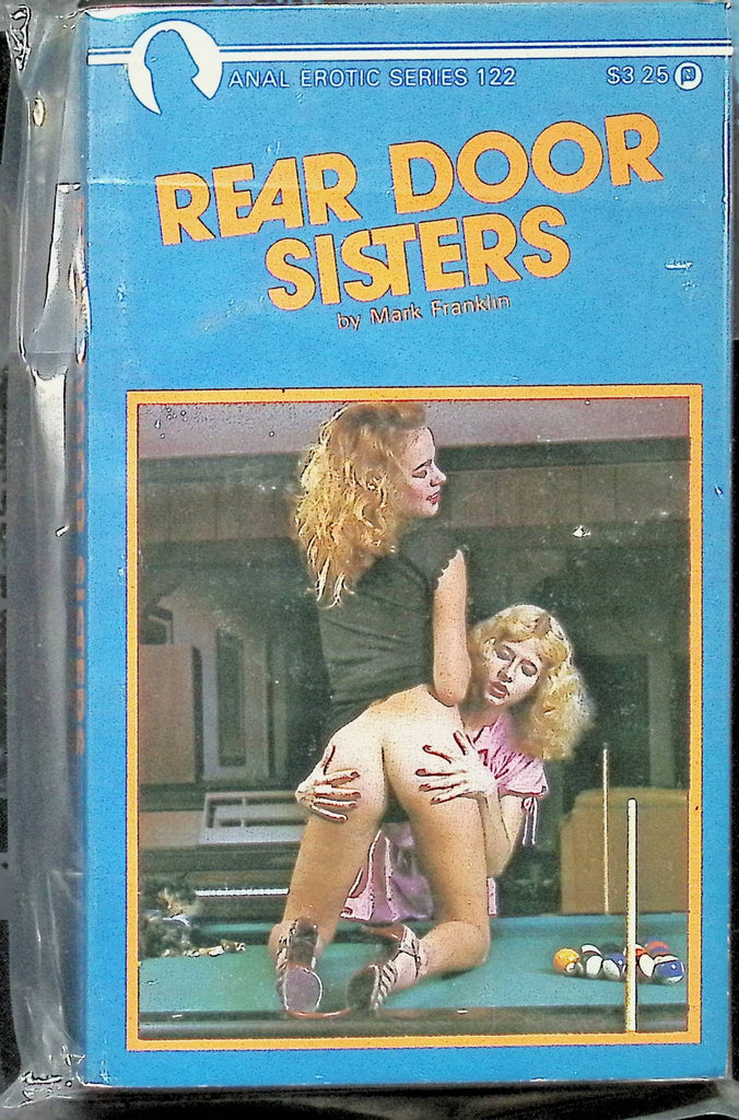 Rear Door Sisters by Mark Franklin AES-122 1980s Anal Erotic Series Adult Paperback Novel -112024AMP