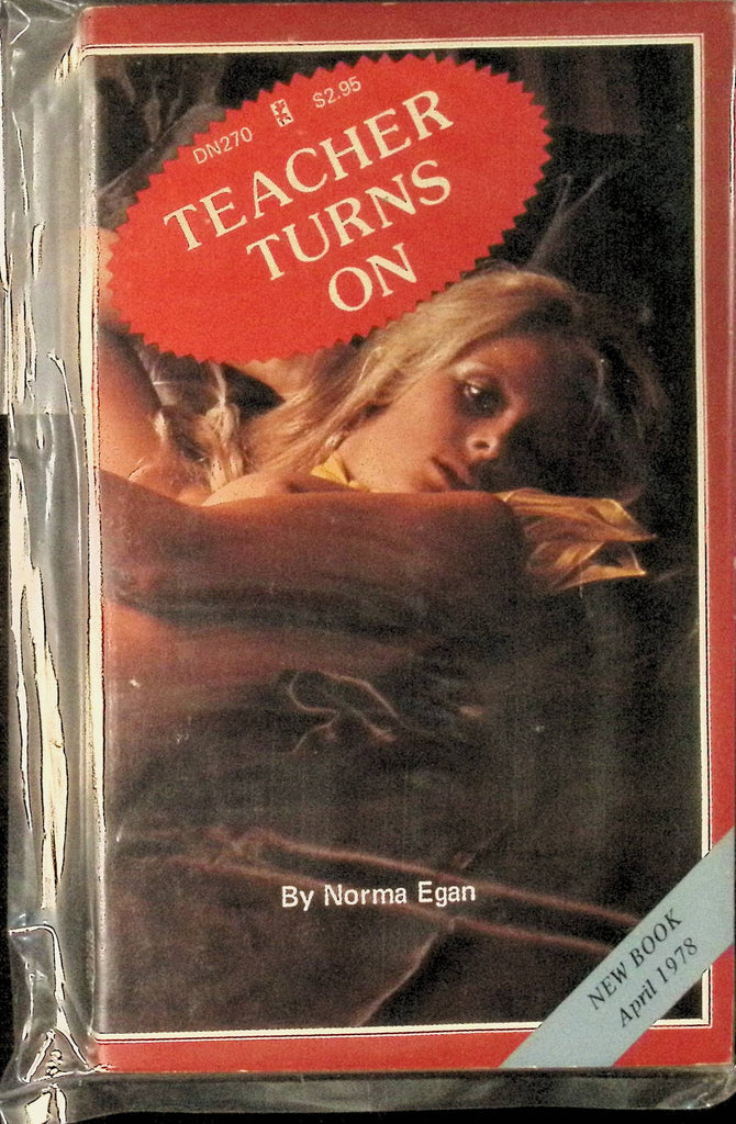 Teacher turns on by Norma Egan DN5270 1978 Greenleaf Classics Adult Paperback Novel -120324AMP